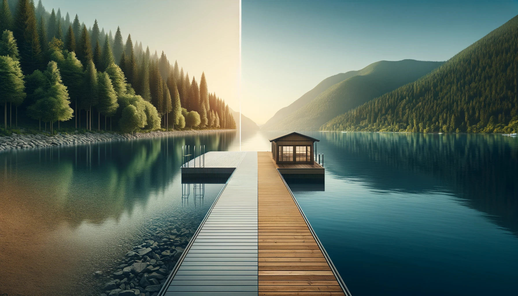 Comparing Dock Decking Materials: Wood vs. Aluminum Panels