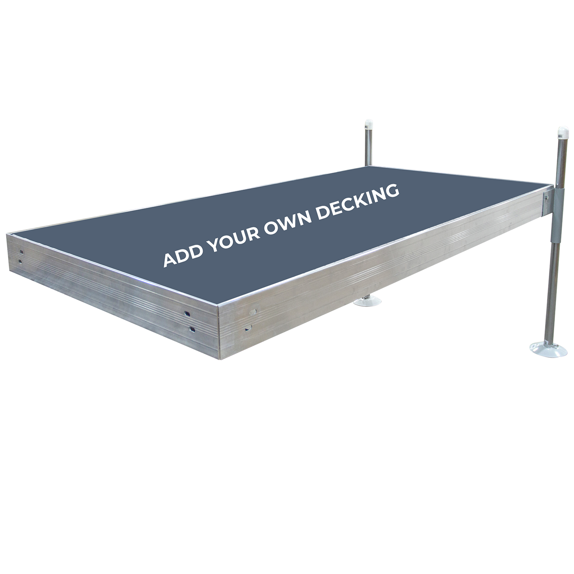 8' Straight Aluminum - Hardware and Frames Only