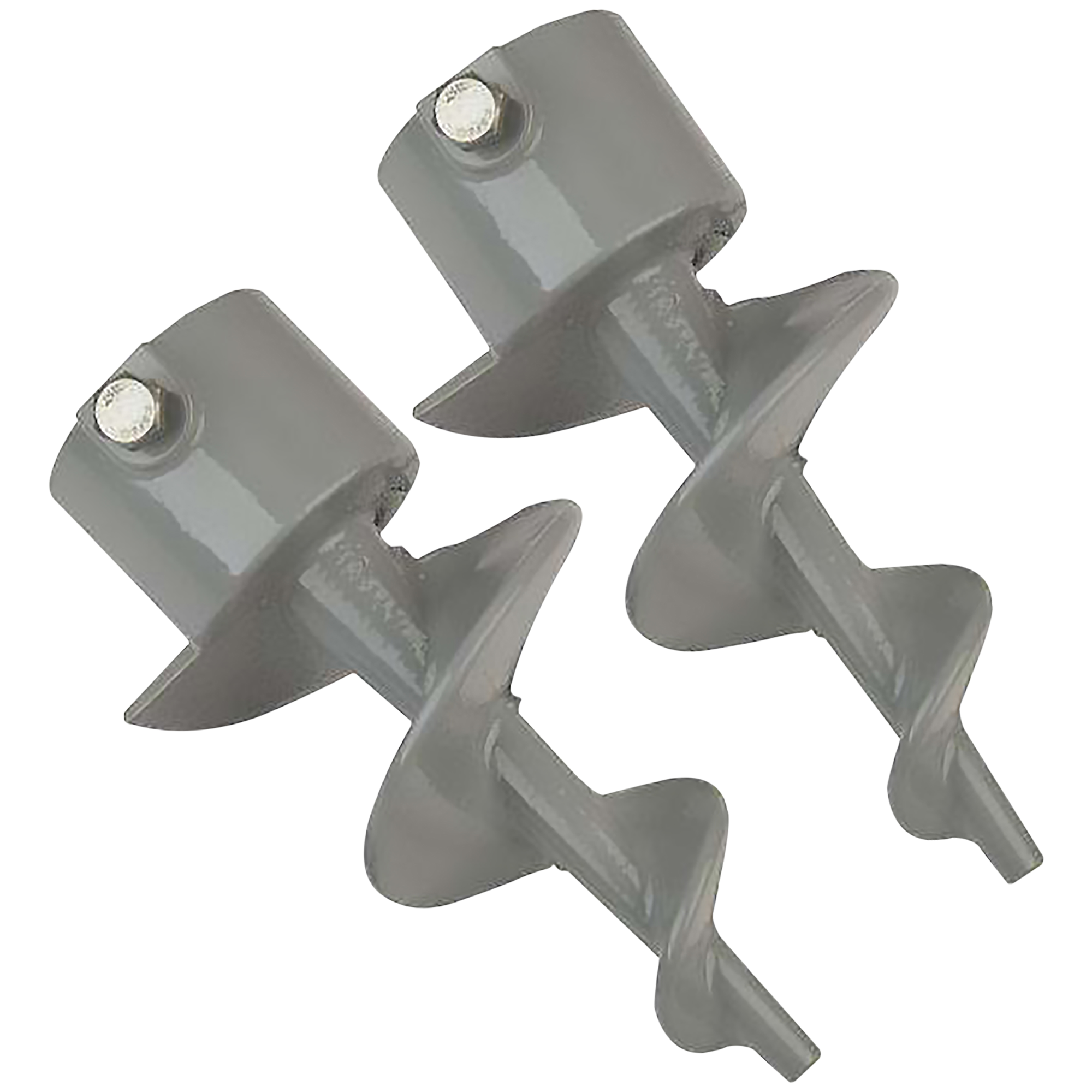 Extreme Max 3006.6835 Galvanized Auger Foot for Dock Post - 1-1/2, Set of 2