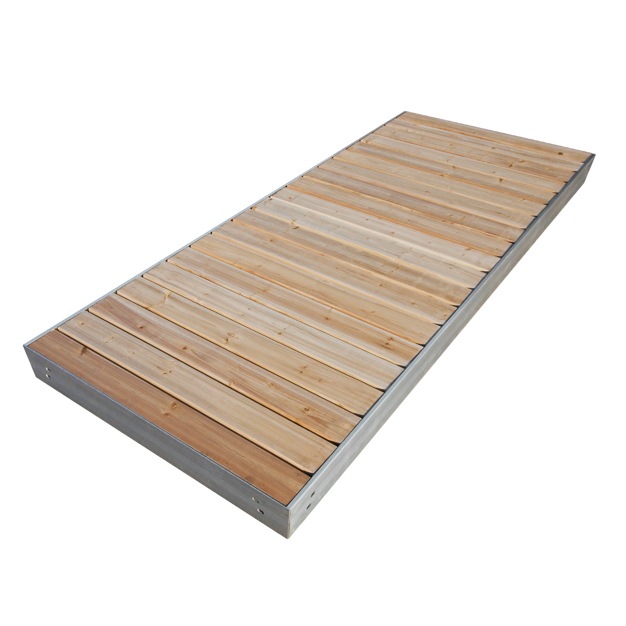 Classic Plus Aluminum + Cedar Dock Section