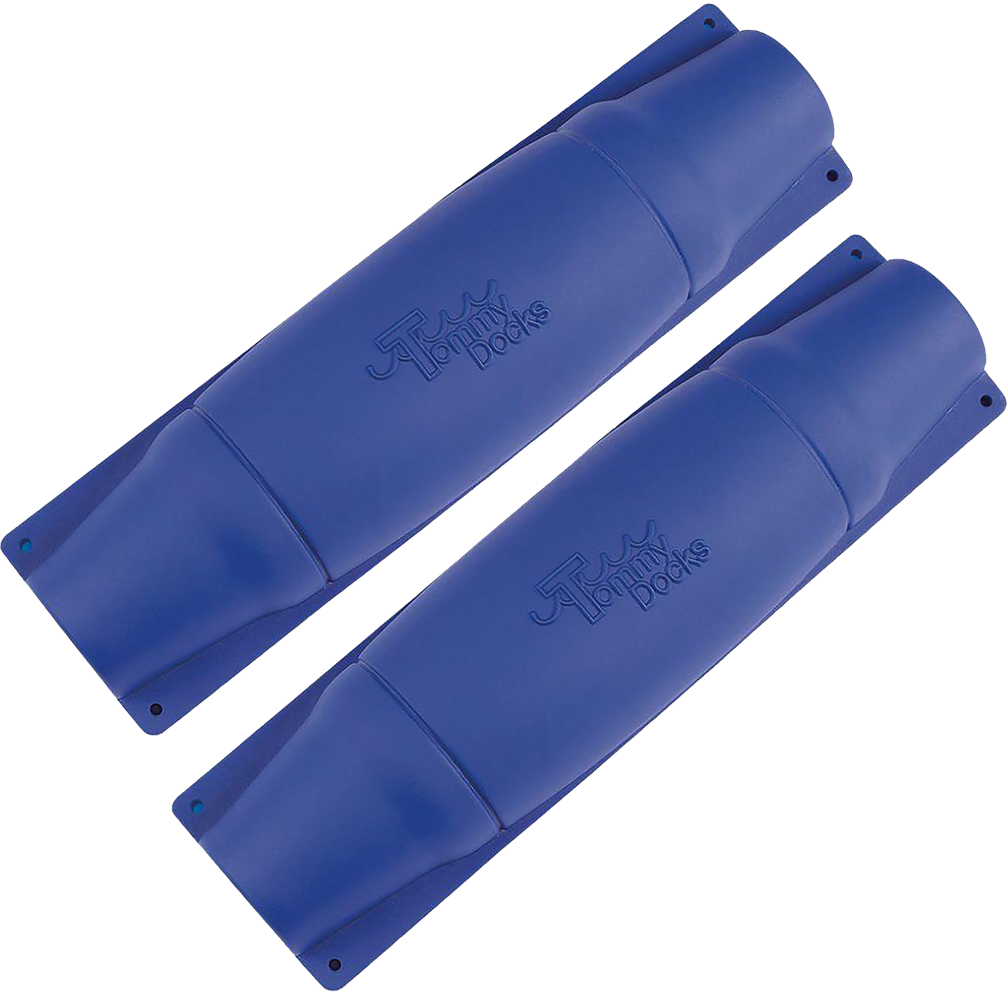 18" Straight Bumper - Blue - 2 Pack