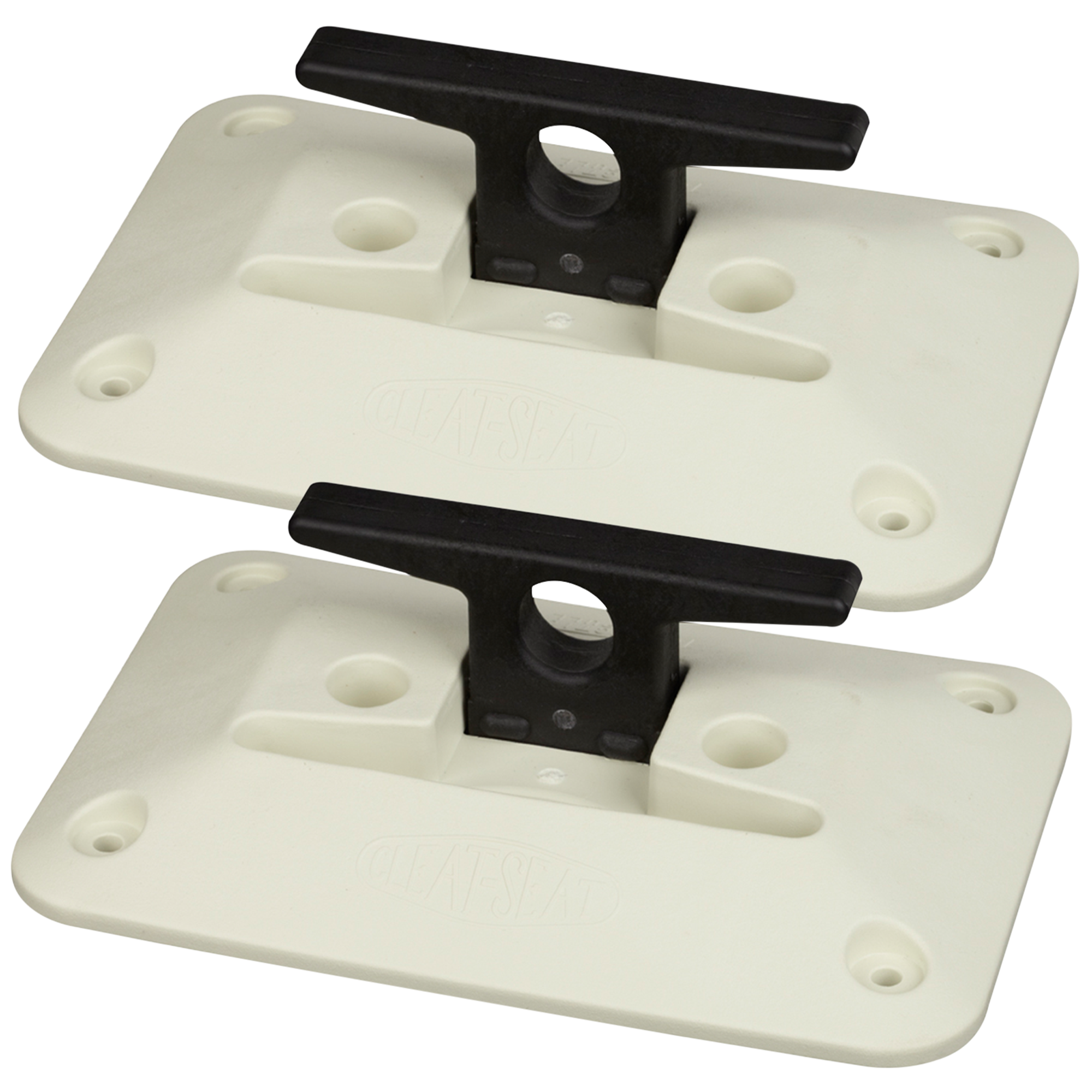 Folding Dock Cleat - White 6" - 2 Pack