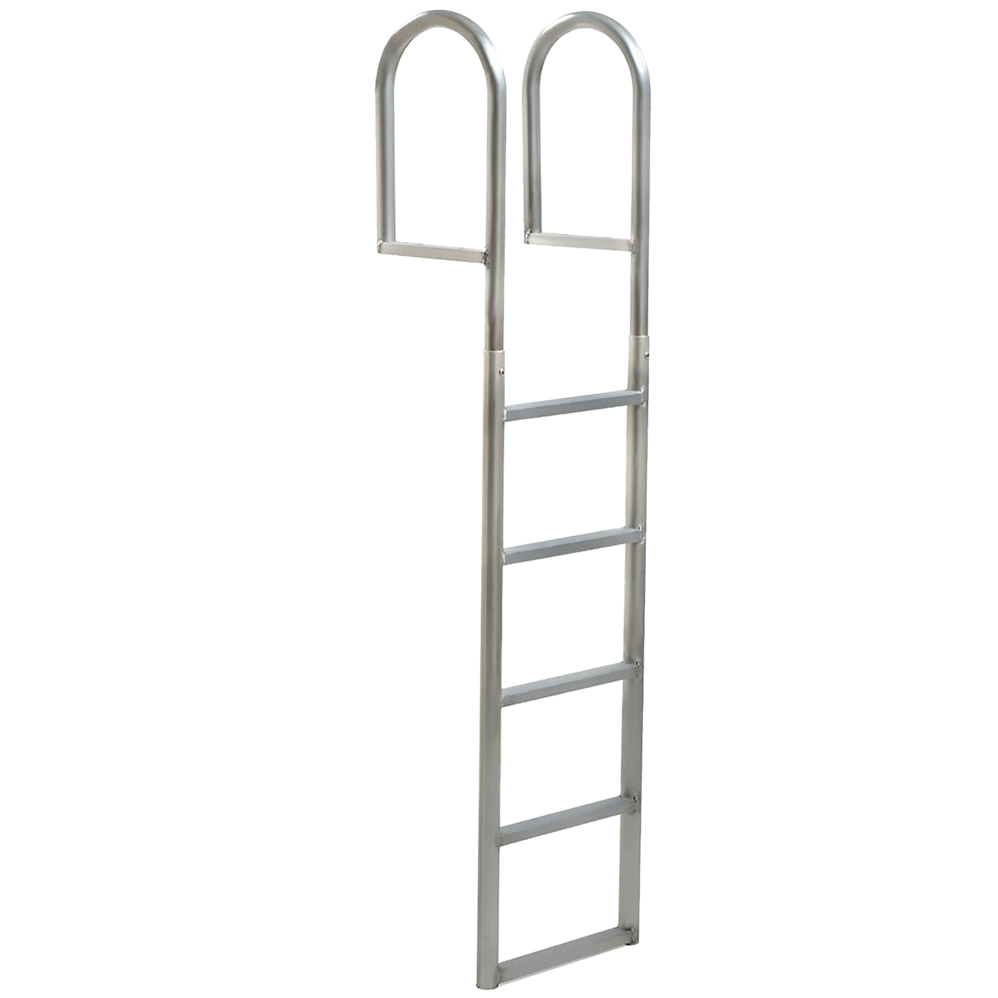 ADL-C5W Aluminum Five Step Flip Up Dock Pier Ladder - RecPro