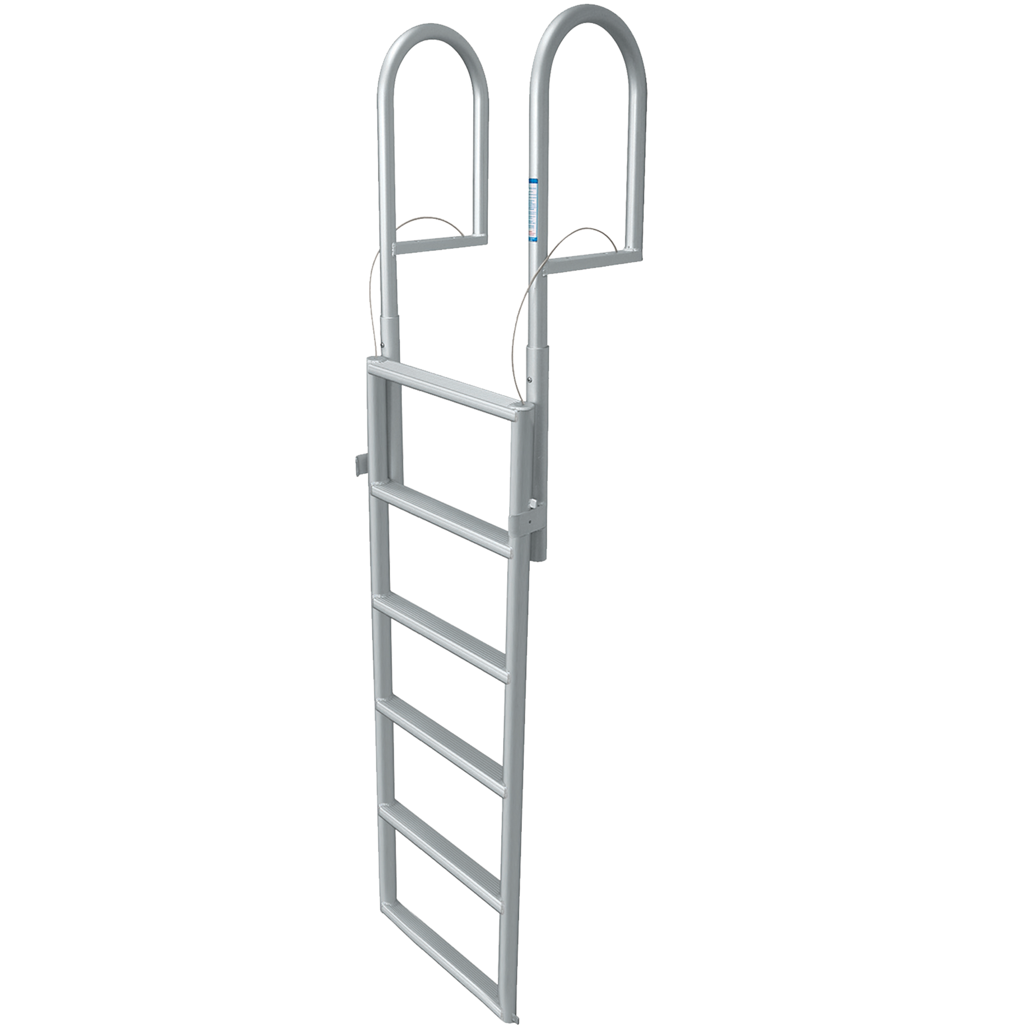 6 Rung Aluminum Lifting Ladder - Standard 2" Wide Step