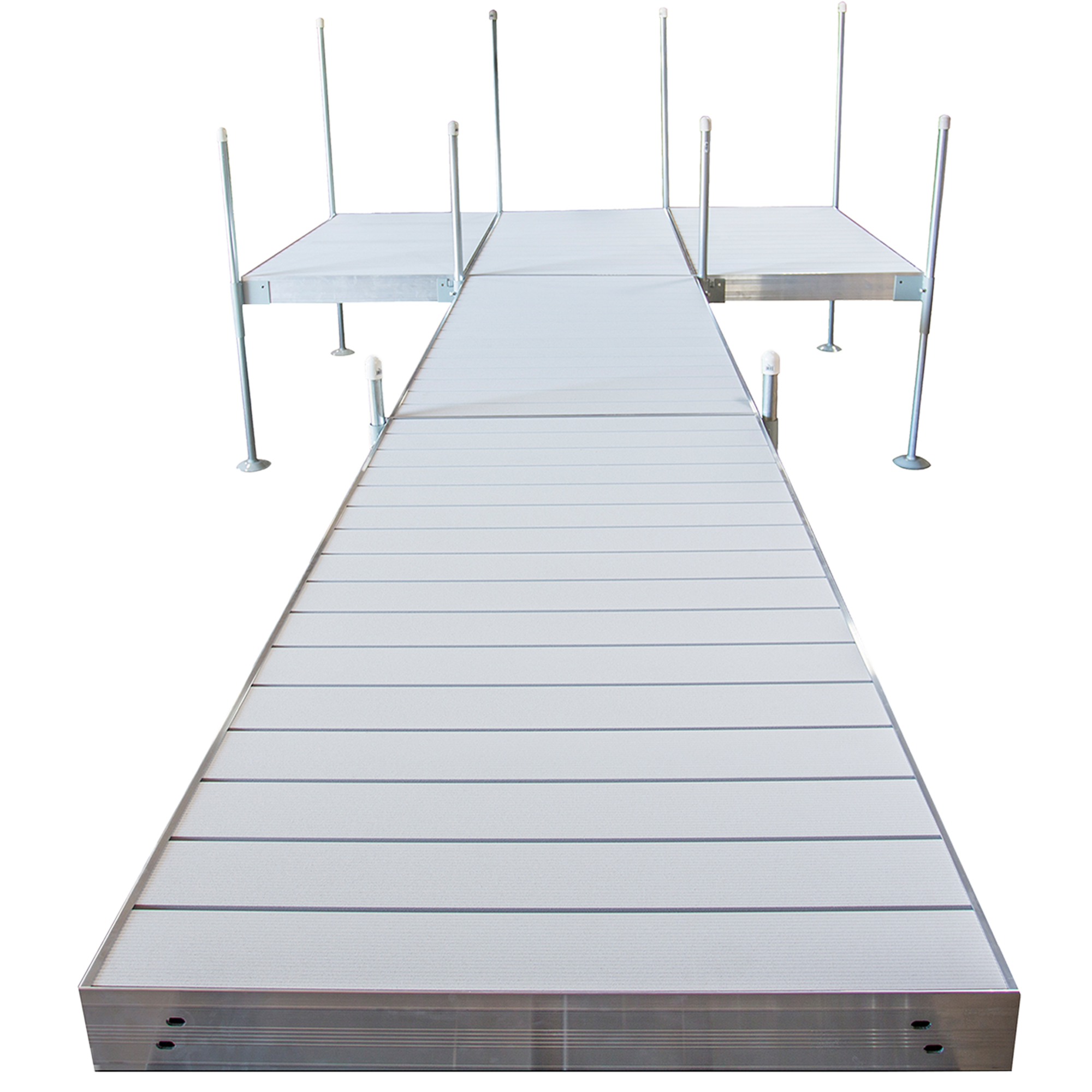 24’ Platform Boat Dock System with Aluminum Frame and Aluminum Decking