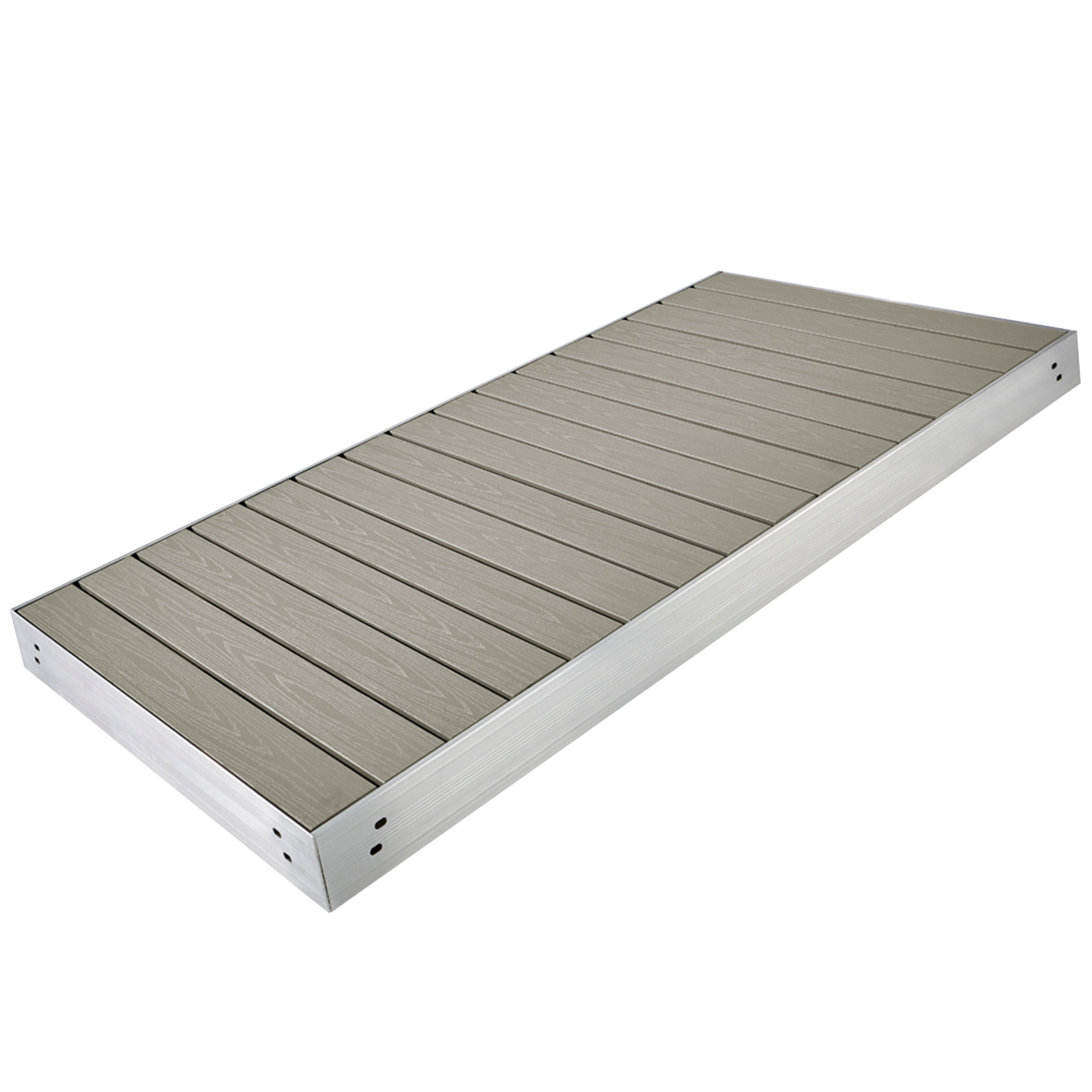 Premium Aluminum + Composite Dock Section - Ridgeway Gray