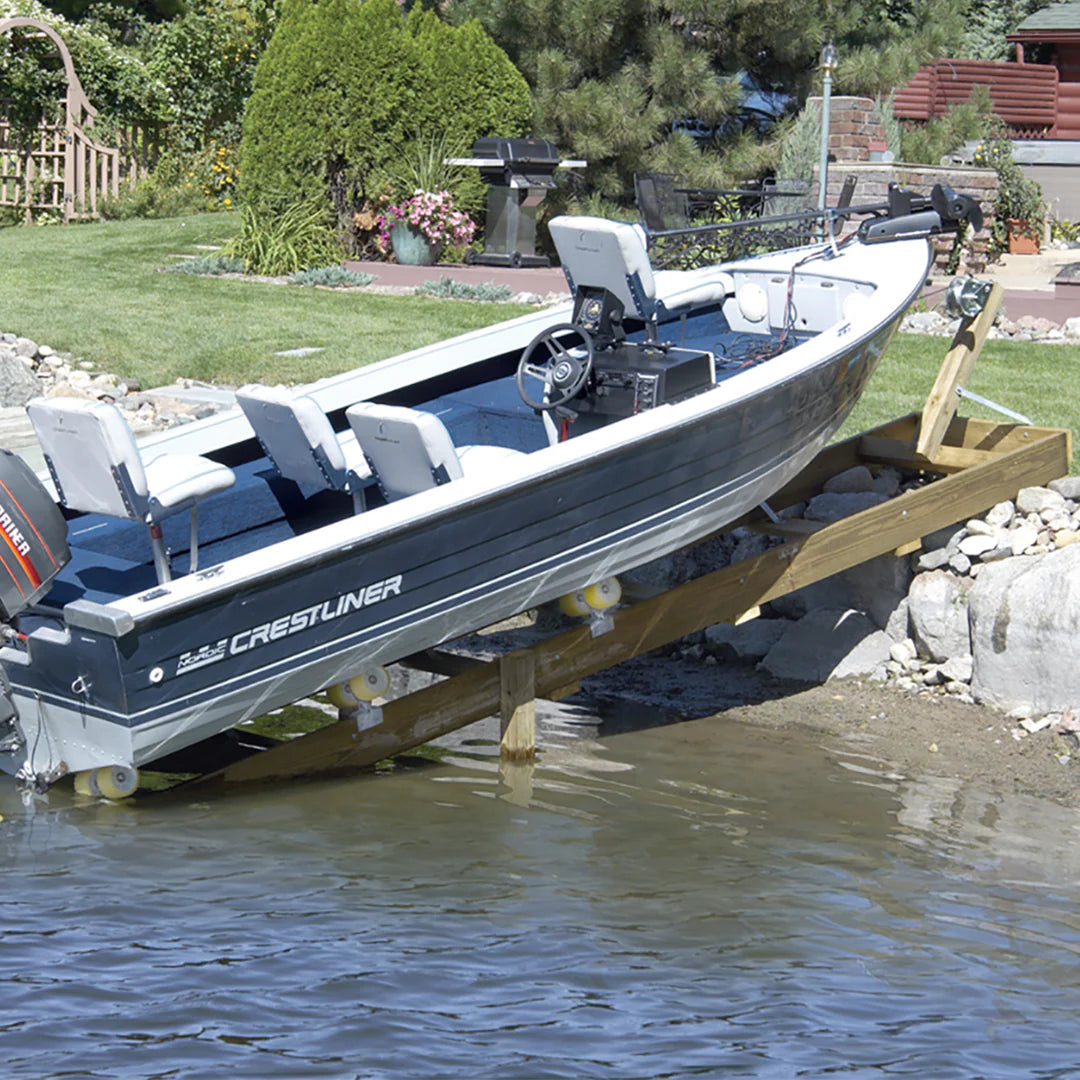 An Alternative to Lifts: Boat Ramps With Rollers For Easy Docking