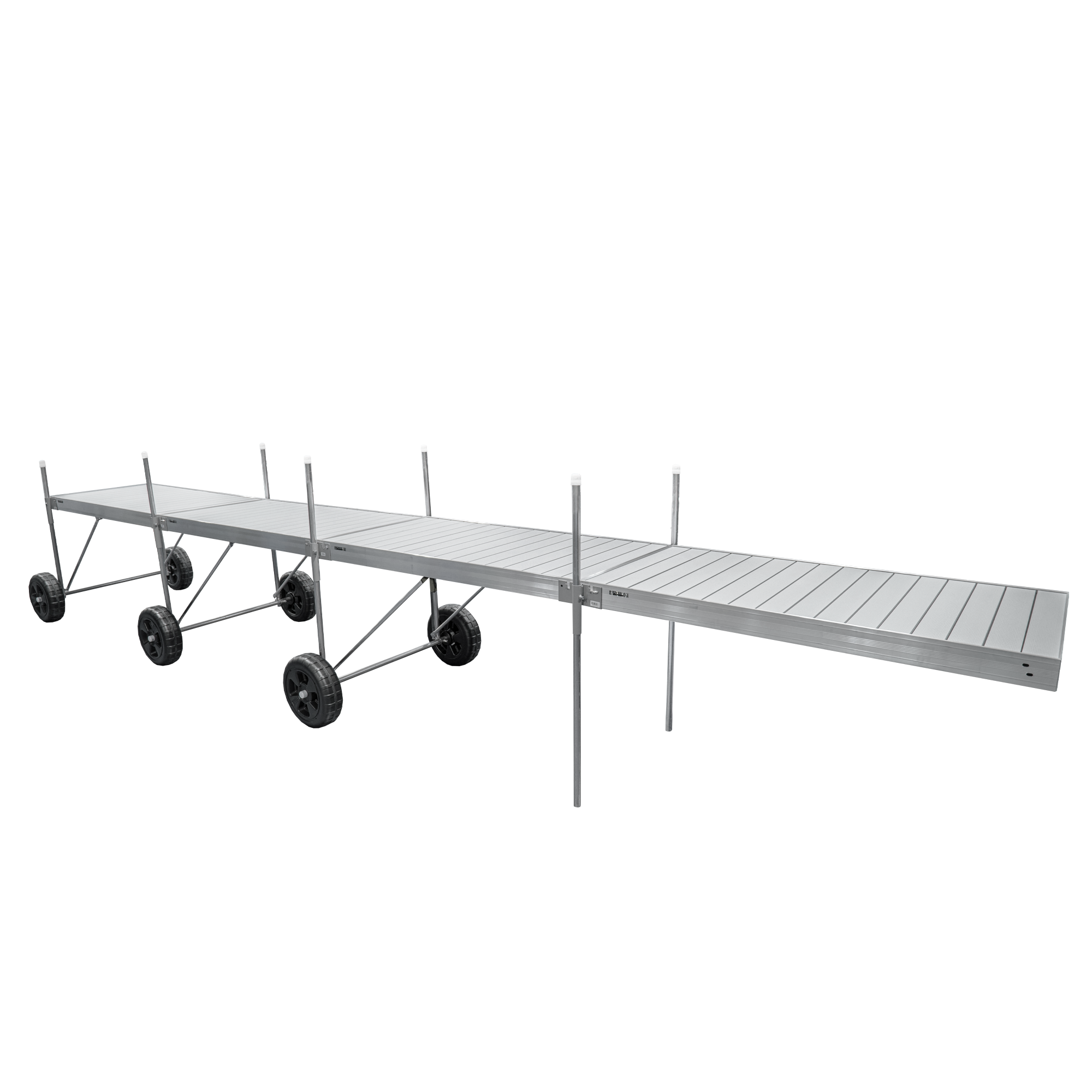 32 ft. Roll-In-Dock Straight System with Aluminum Frame and Aluminum Decking