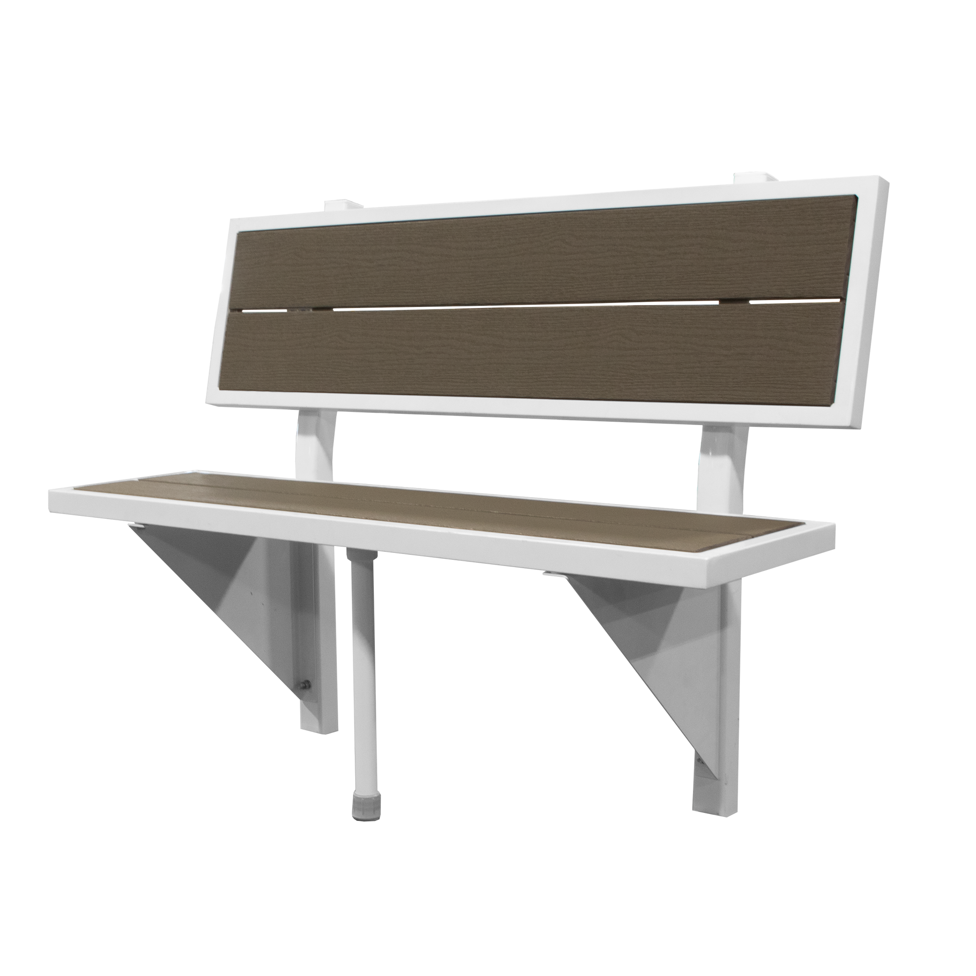 4' Aluminum Dock Bench