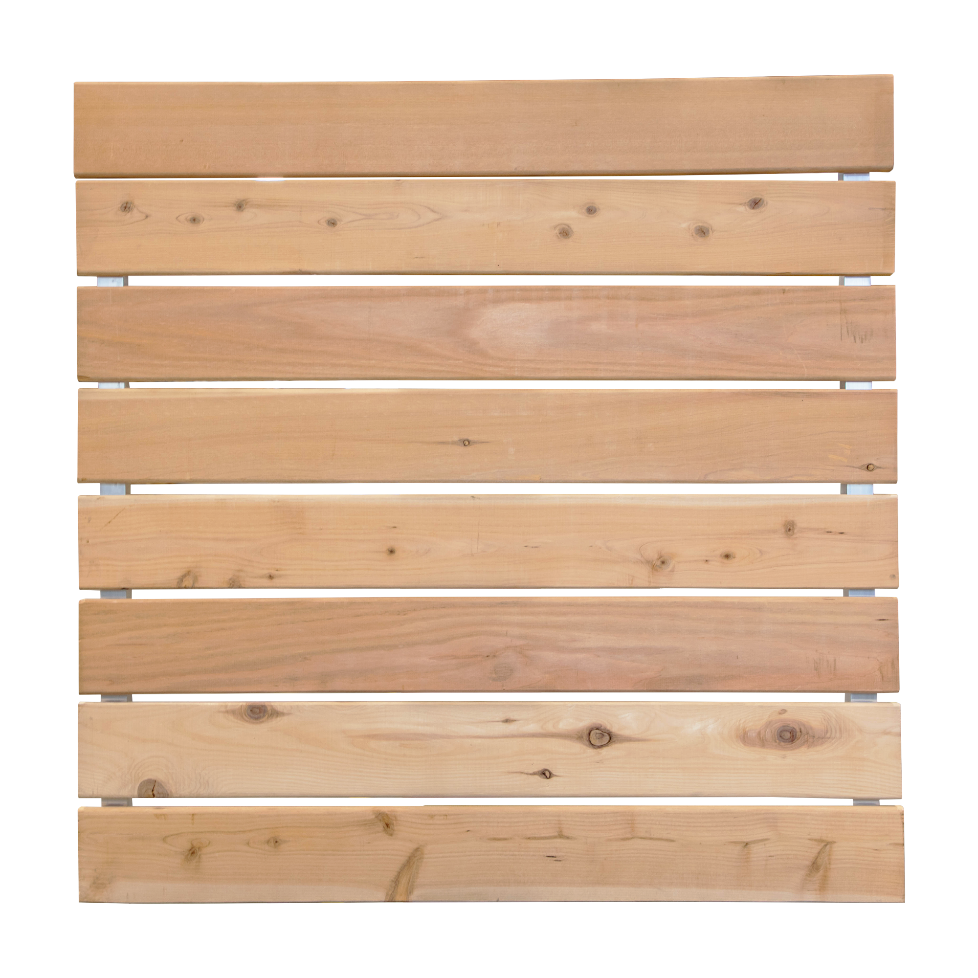 12' L-Shaped Boat Dock System with Aluminum Frame and Cedar Decking