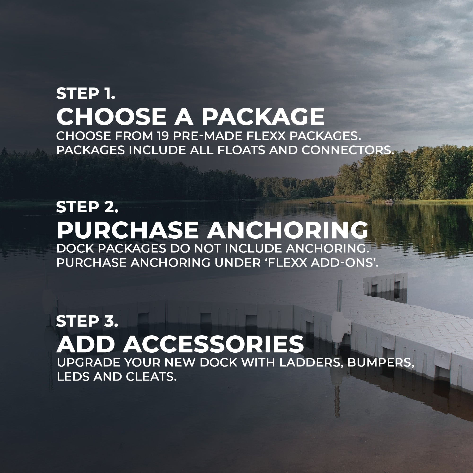 24' Straight Floating Dock Package