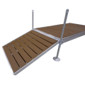 4' Modular Aluminum Gangway with Brown Composite Decking
