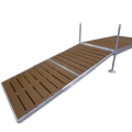 8' Modular Aluminum Gangway with Brown Composite Decking