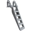 Techstar Rotomolded 5 Step Wide Flip-Up Heavy Duty Stair Step Ladder - Granite Gray