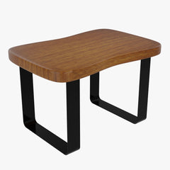 NinetyRight 16" Square Table Leg Bracket Set (2-pack) – Clear Coat