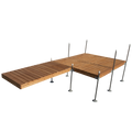 16' Platform Boat Dock System with Cedar Frame and Decking