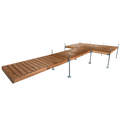 24' Platform Boat Dock System with Cedar Frame and Decking