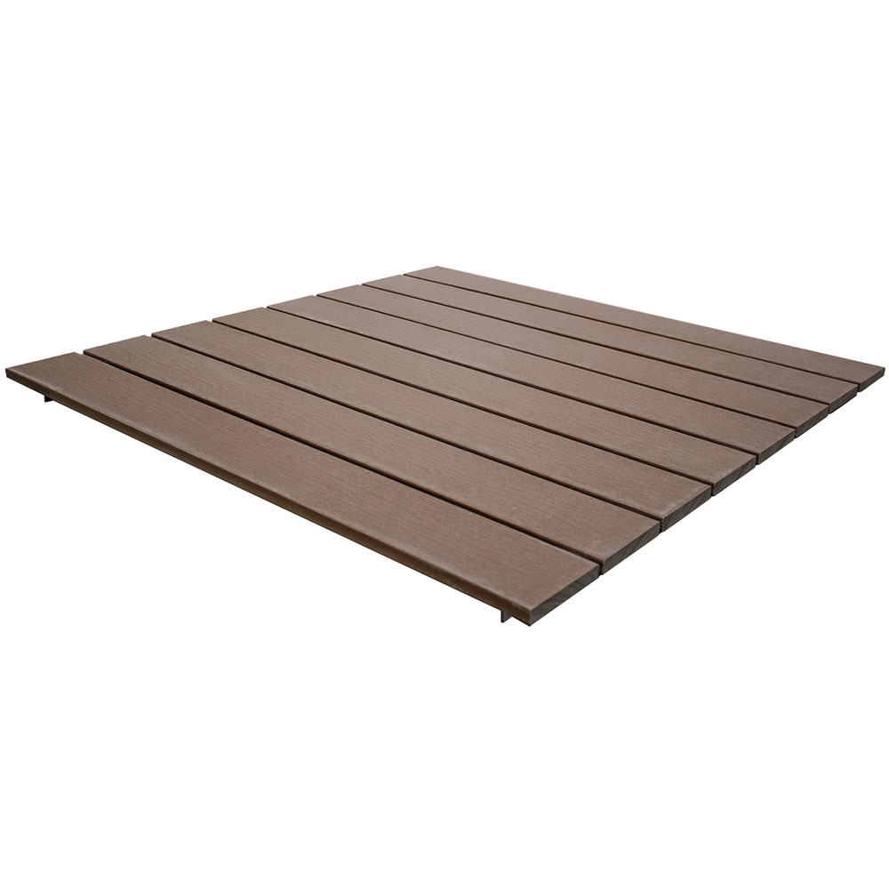 4' X 4' Drop In Panel Kit - Composite - WOODLAND BROWN