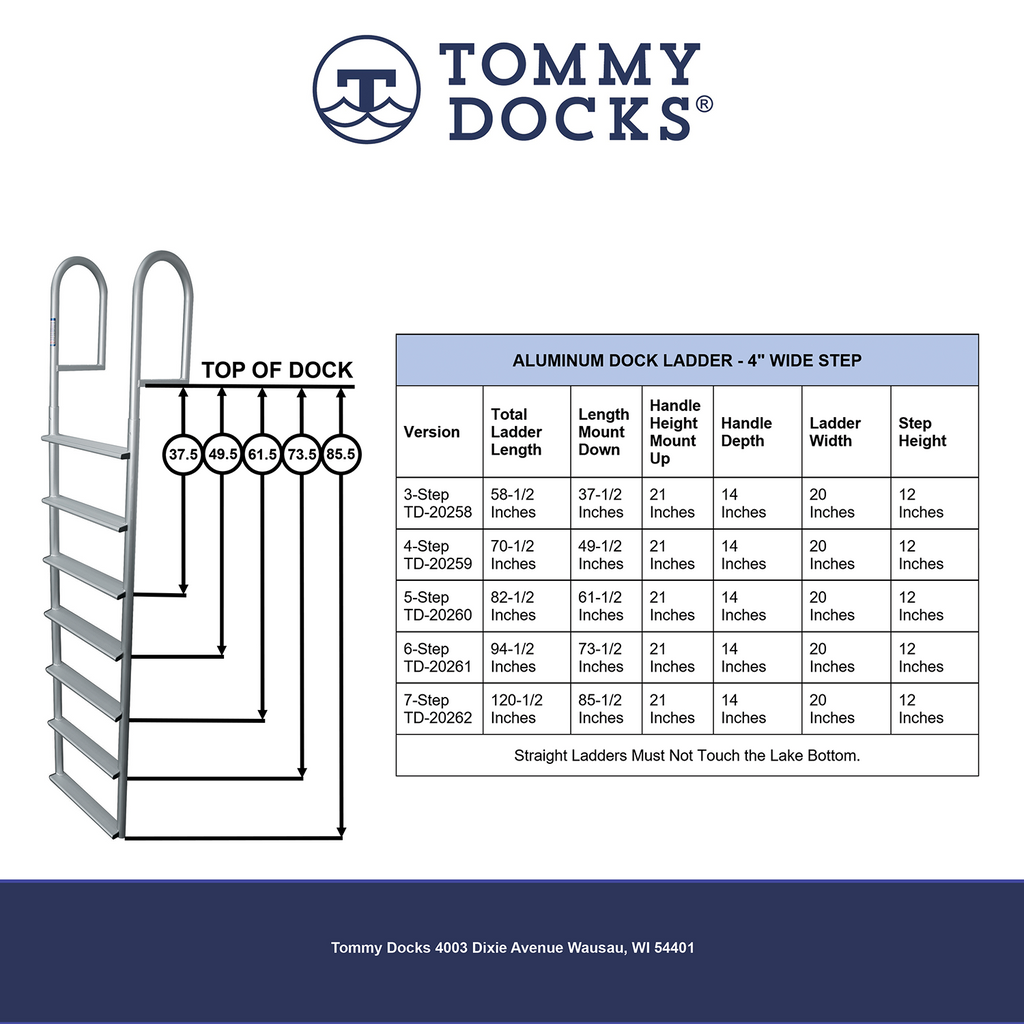 4 Rung Aluminum Ladder - 4