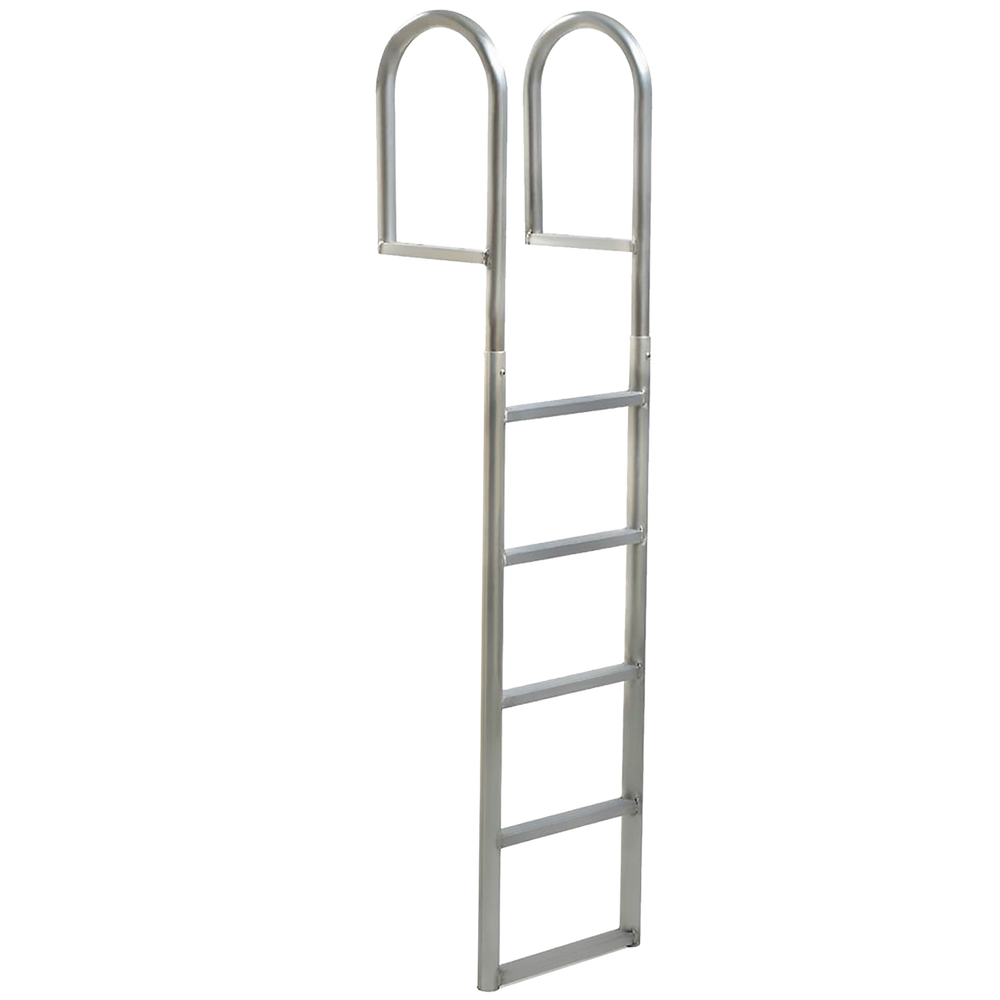 5 Rung Aluminum Ladder - Standard 2" Wide Step