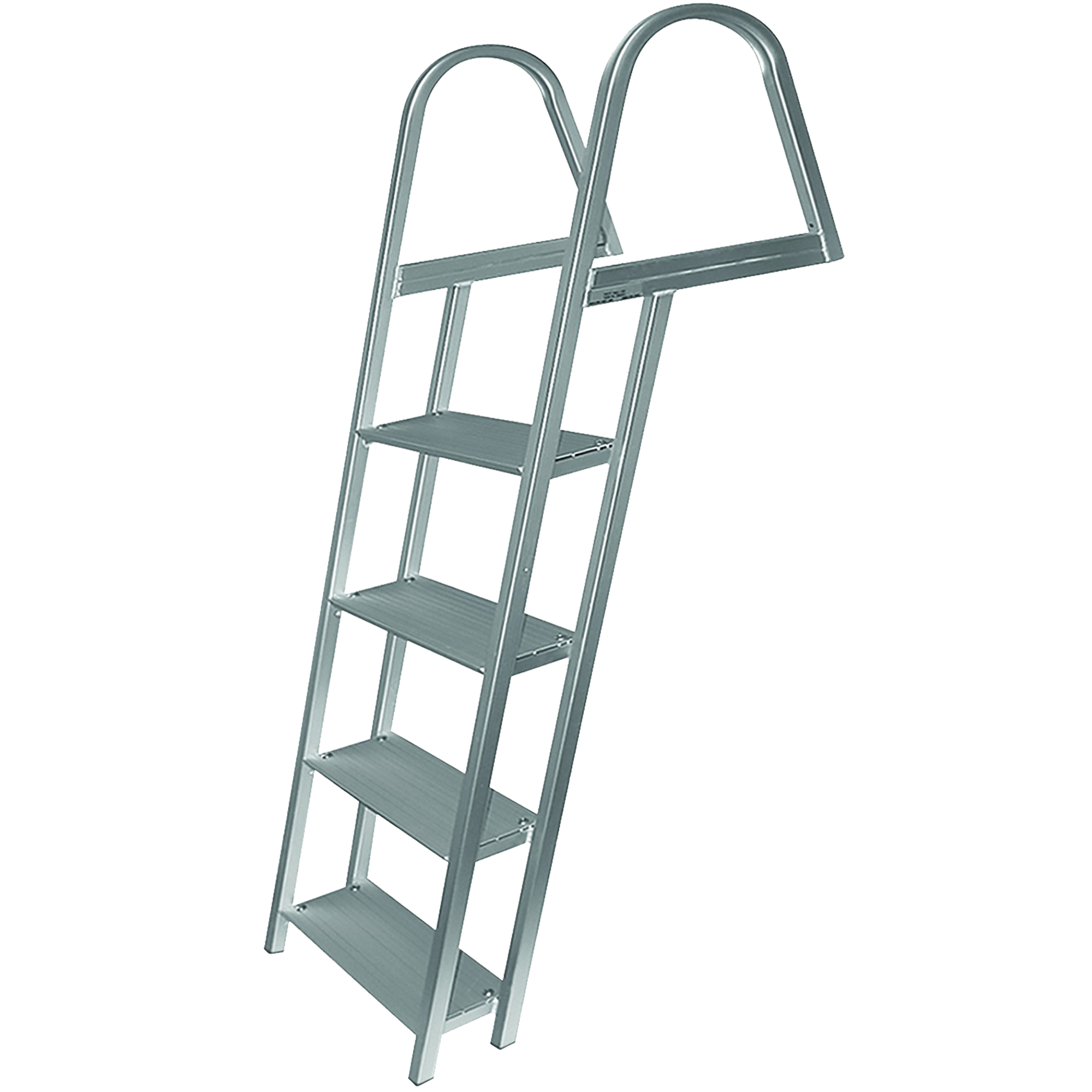 Aluminum Angled Ladder - 5.25” Wide Step