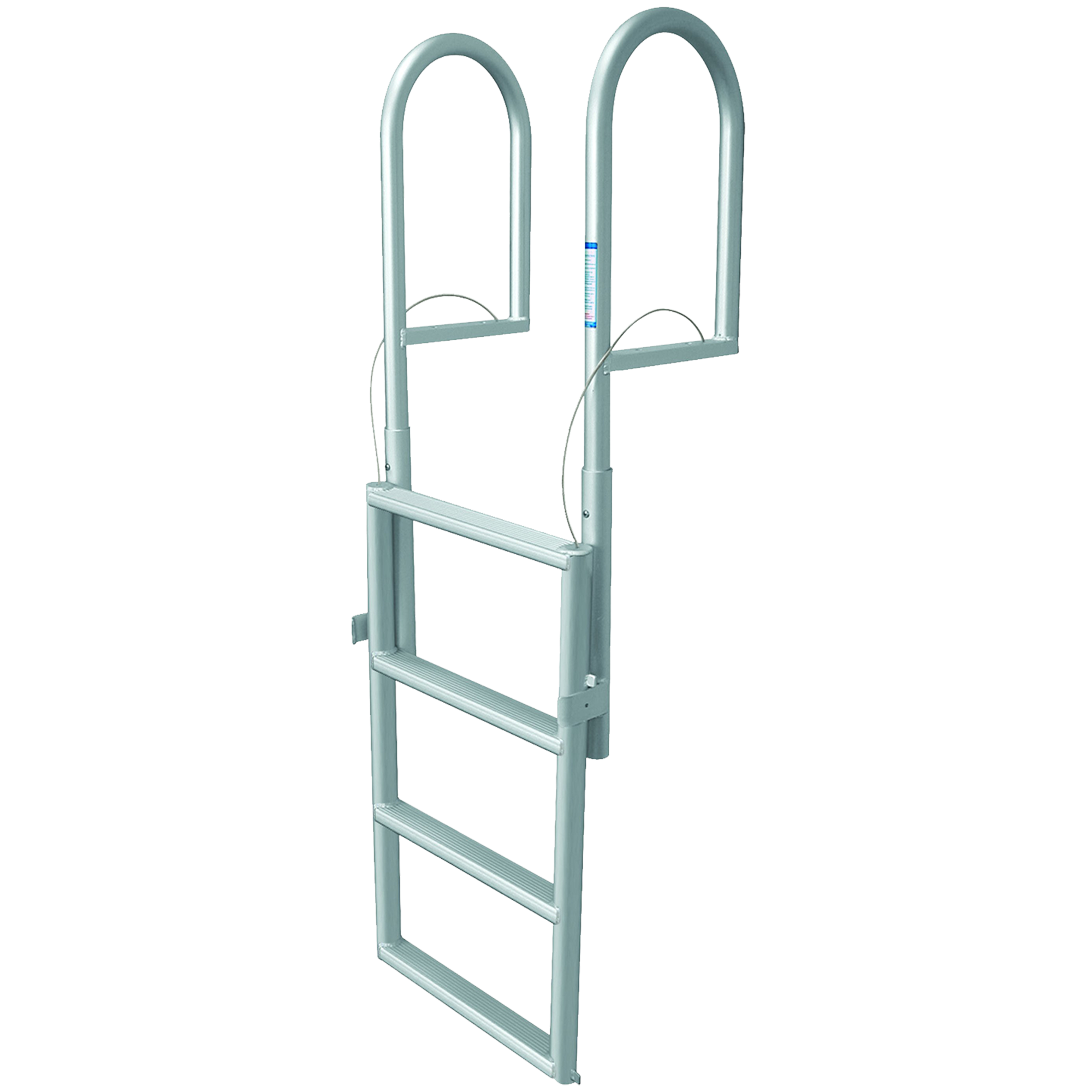 4 Rung Aluminum Lifting Ladder - Standard 2" Wide Step