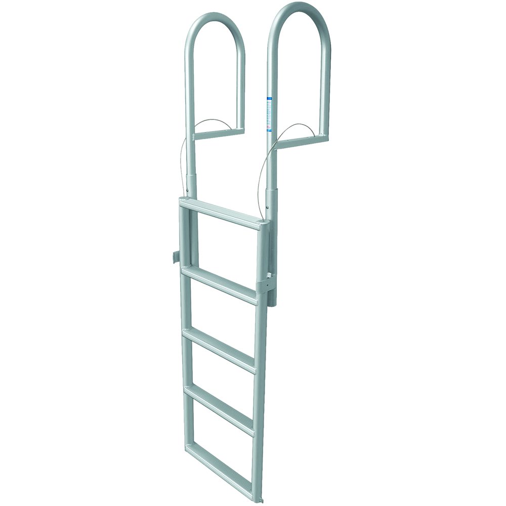 5 Rung Aluminum Lifting Ladder - Standard 2" Wide Step