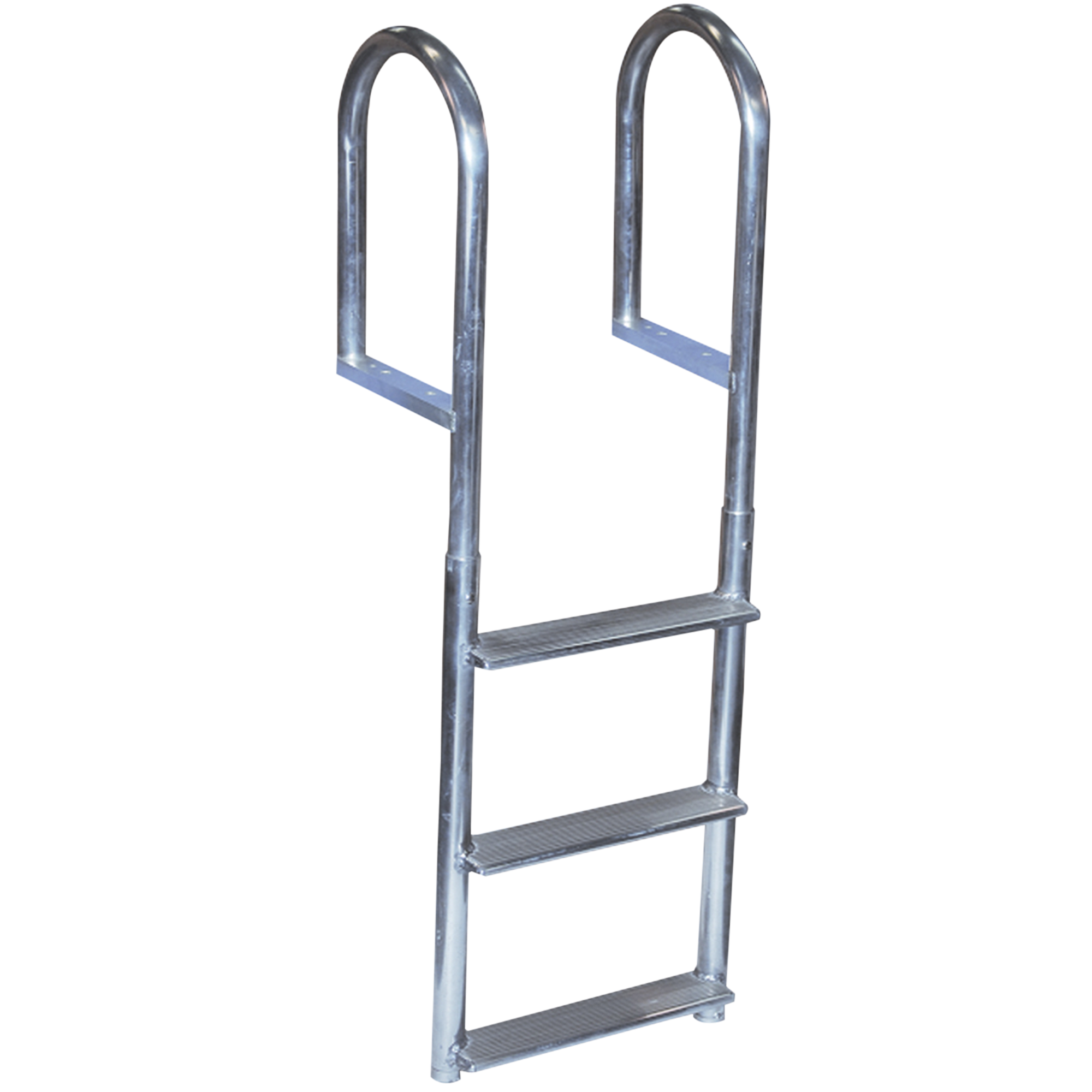 3 Rung Aluminum Ladder - 4" Wide Step