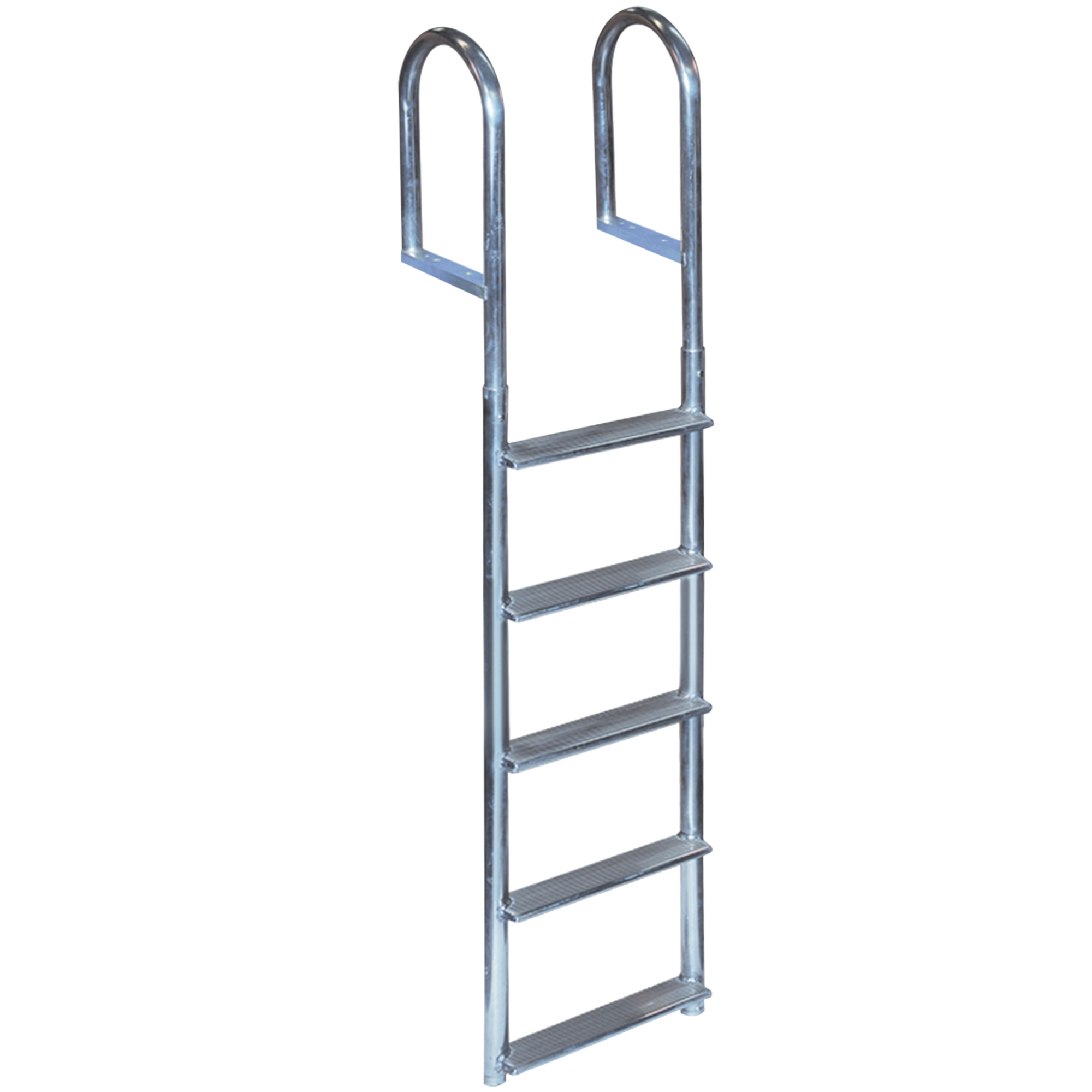5 Rung Aluminum Ladder - 4" Wide Step