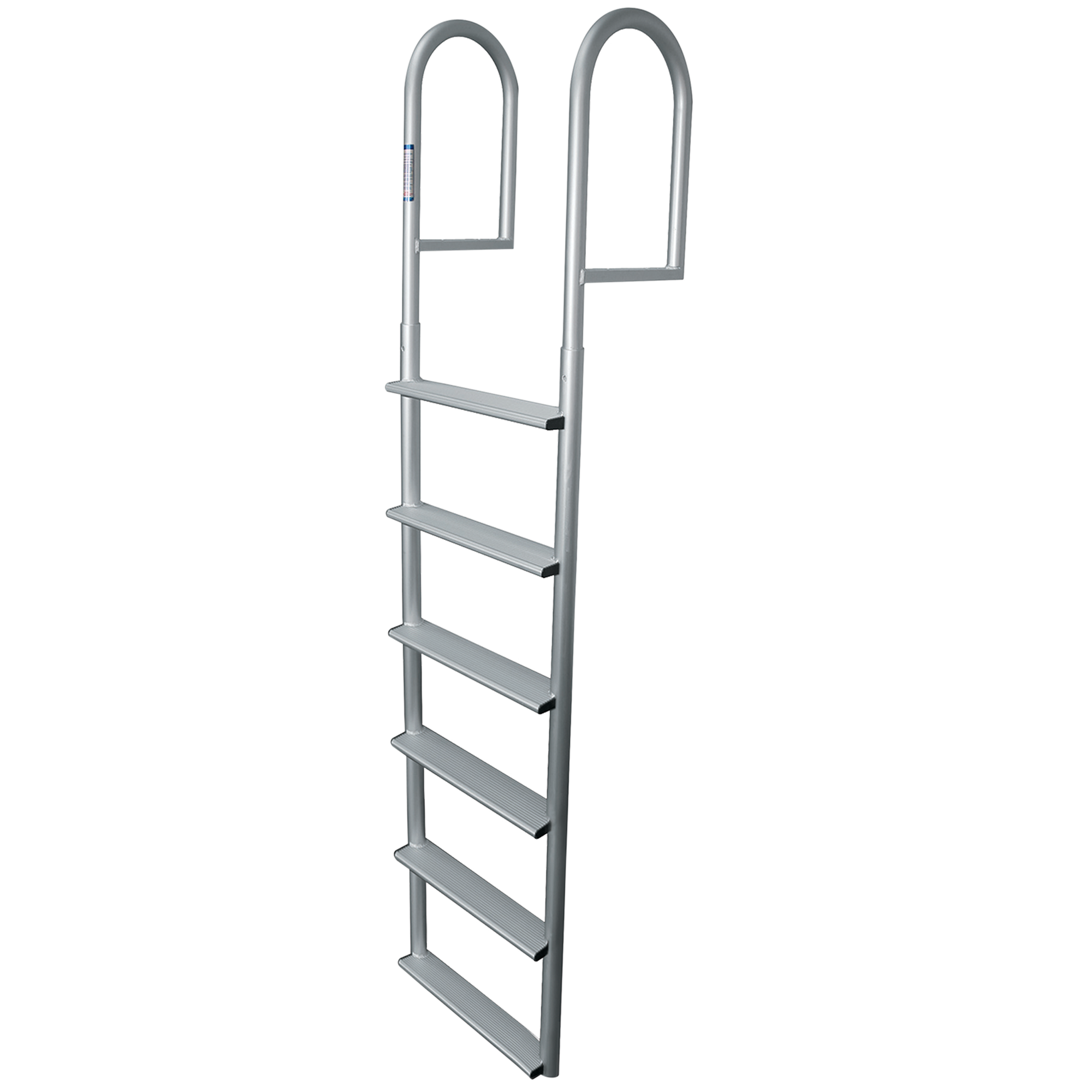 6 Rung Aluminum Ladder - 4" Wide Step