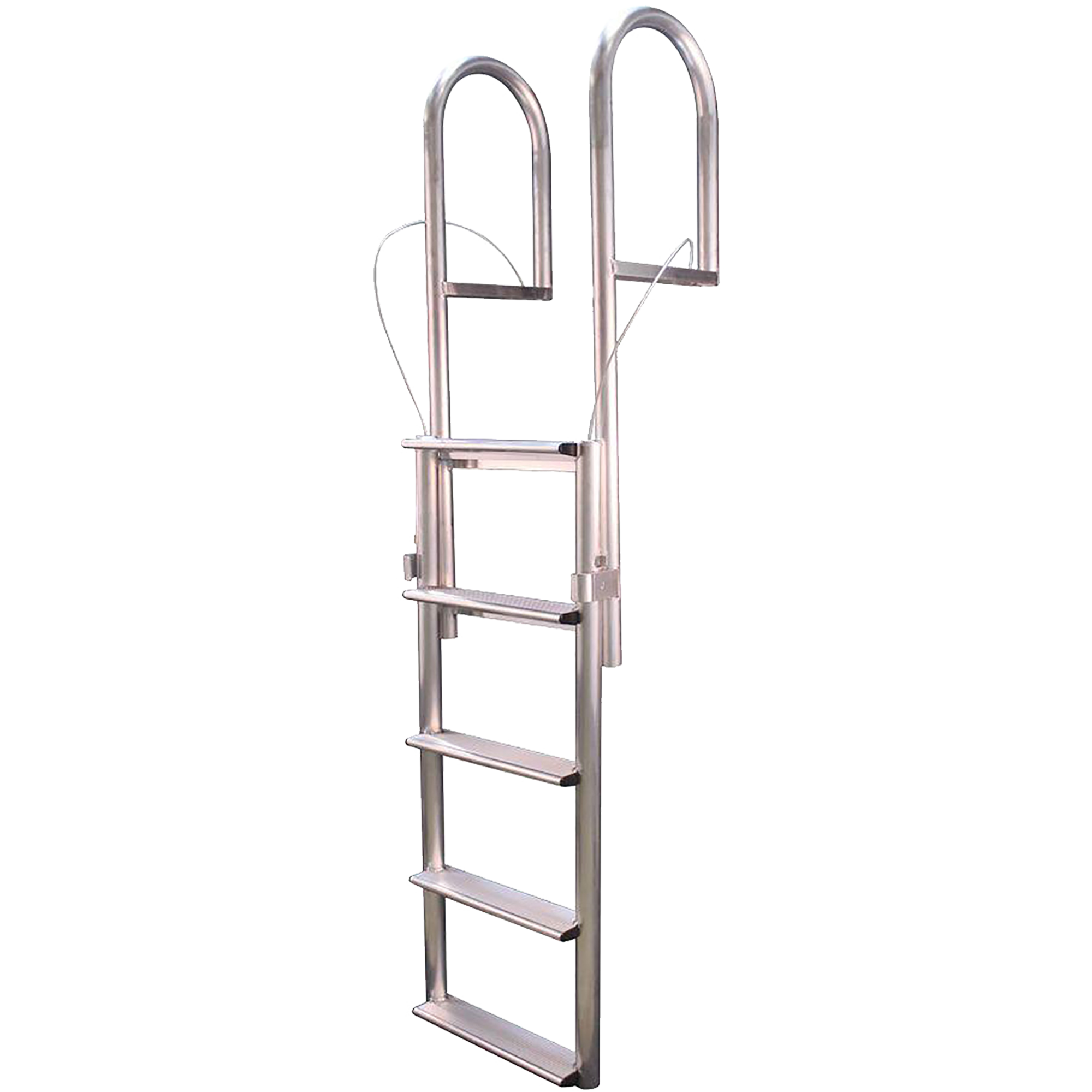 5 Rung Aluminum Lifting Ladder - 4" Wide Step
