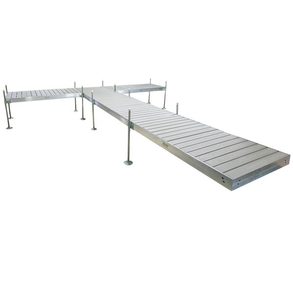 24' T-Style Aluminum Frame With Composite Decking Complete Dock Packag ...